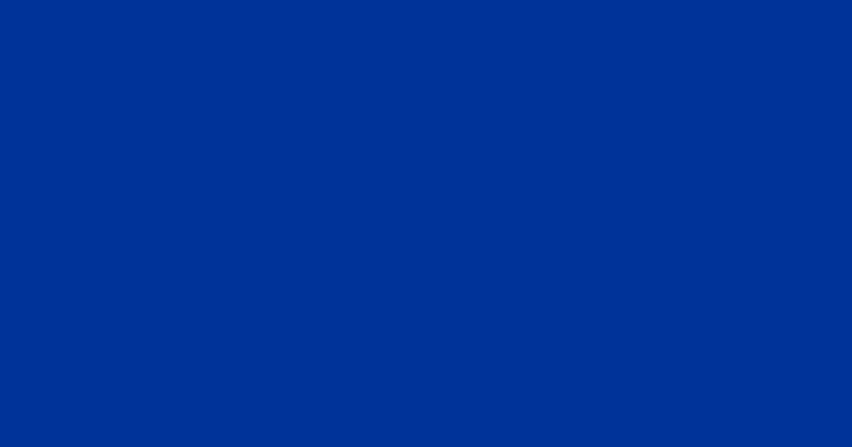 Sample of HTML color code #003399