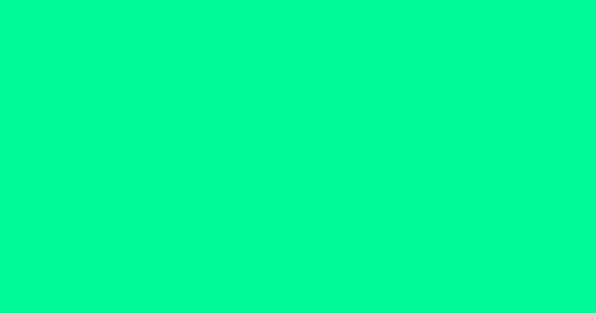 Sample Of HTML Color Code 00fa9a